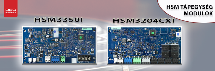 DSC biztonsági rendszerek tápellátásának biztosítása HSM tápegység modulokkal