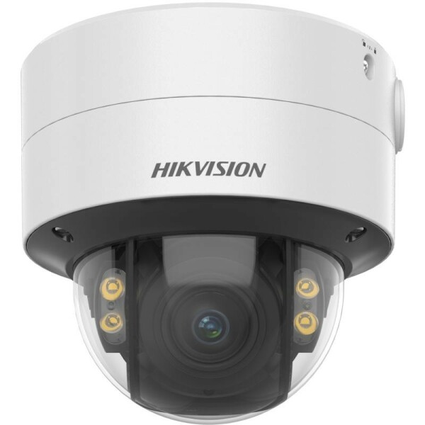 DS-2CD2767G2T-LZS(2.8-12mm)(C) Hikvision - IP Dómkamera, 6MP, 2.8-12mm Motoros objektív, 40m Fehér LED megvilágítás