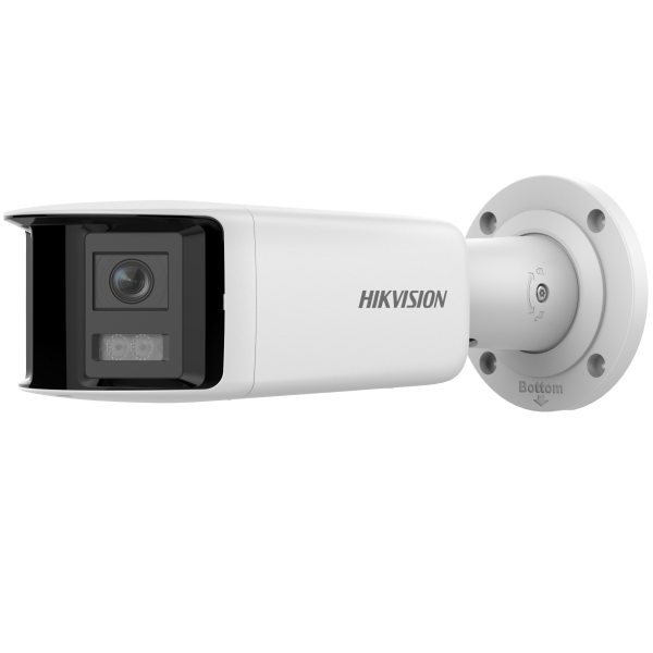 DS-2CD2T47G2P-LSU/SL(2.8mm)(C) Hikvision - IP, Panoráma csőkamera, 4 MP, 2.8mm, AcuSense, Fény és hang riasztás, Fehér LED, Mikrofon