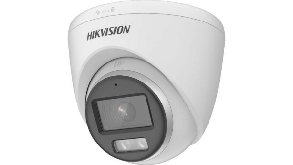 DS-2CE72KF0T-FS(3.6mm) Hikvision - Turret kamera, 3K felbontás, Fix objektív, 3.6mm, ColorVu, Fehér LED megvilágítás