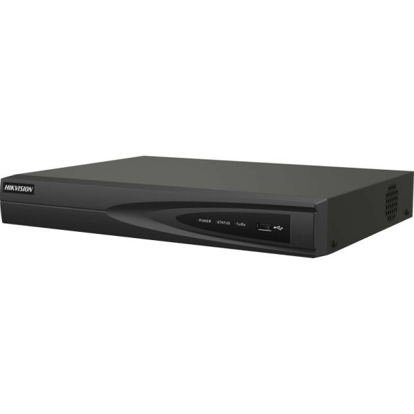 DS-7604NI-K1/4P(D) Hikvision - 4 csatornás NVR, 1 HDD-s, Rögzítő POE porttal, 40Mbps hálózati kapacitás