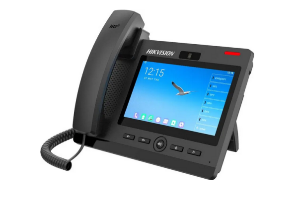 DS-KP9301-HE1 Hikvision - SIP vezetékes IP telefon, Android op. rendszer,  PoE, színes kijelző