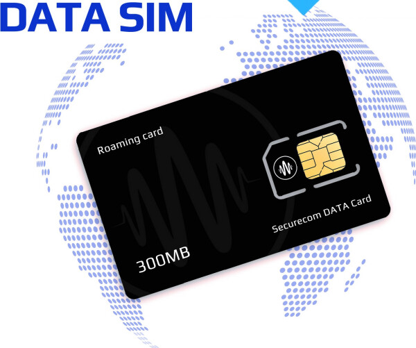 SIM-300MB /2év feltöltés SECURECOM - Securecom világkártya 300MB /2év feltöltés
