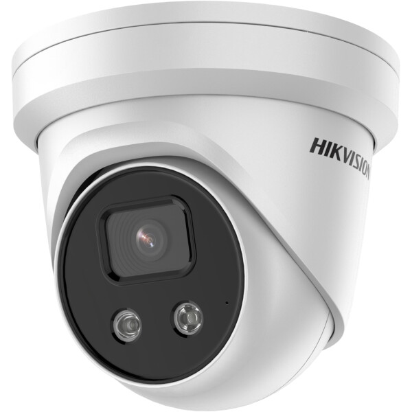 DS-2CD2346G2-IU(4mm)(C) Hikvision - IP, Turret kamera, 4 MP, Fix objektív, 4mm, EXIR 30m,  IR, Beépített mikrofon
