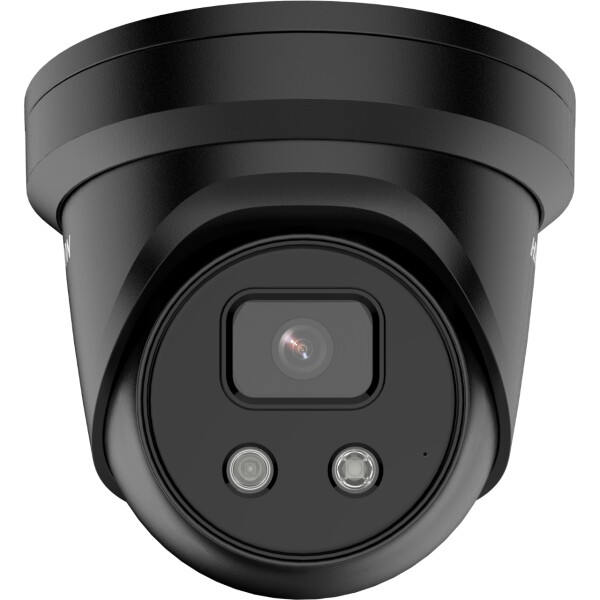 DS-2CD2366G2-IU(2.8mm)(C)(BLACK) Hikvision - IP, Turret kamera, 6 MP, Fix objektív, 2.8mm, EXIR 30m, Fekete,  IR, Beépített mikrofon,
