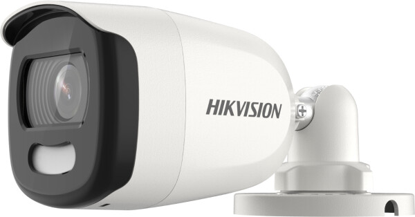 DS-2CE10HFT-E(2.8mm) Hikvision - Analóg HD, Csőkamera, 5 MP, Fix objektív, 2.8mm, ColorVu, PoC, 20m Fehér LED