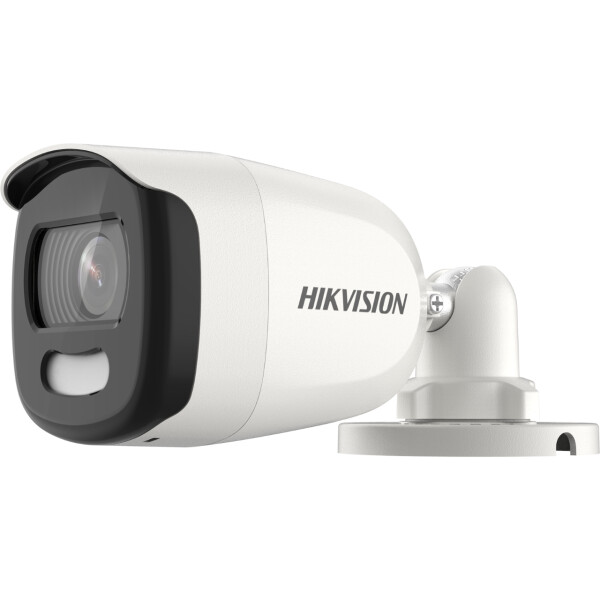 DS-2CE10HFT-F28(2.8mm) Hikvision - Analóg HD, Csőkamera, 5 MP, Fix objektív, 2.8mm, ColorVu, 4 in 1, 20m Fehér LED