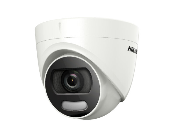 DS-2CE72HFT-E(2.8mm) Hikvision - Analóg HD, Turret kamera, 5 MP, Fix objektív, 2.8mm, ColorVu, PoC, 20m Fehér LED