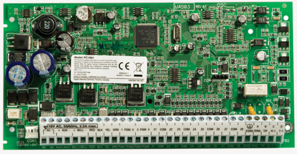 PC1864PCBE DSC - PC1864 KÖZPONT csak panel