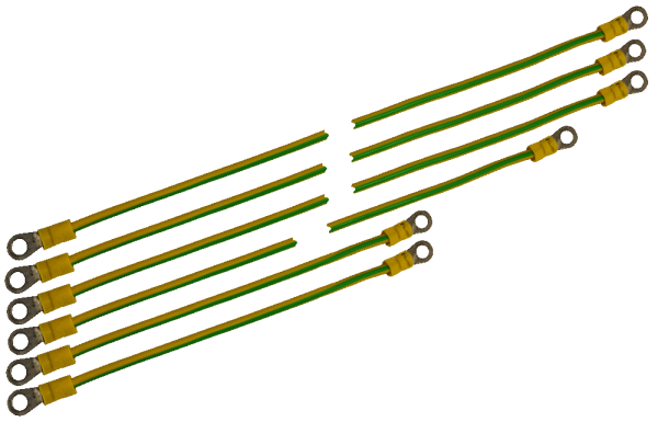 RAPU-A Pulsar - Földelővezeték szett RACK19” szekrényhez, RWA típus