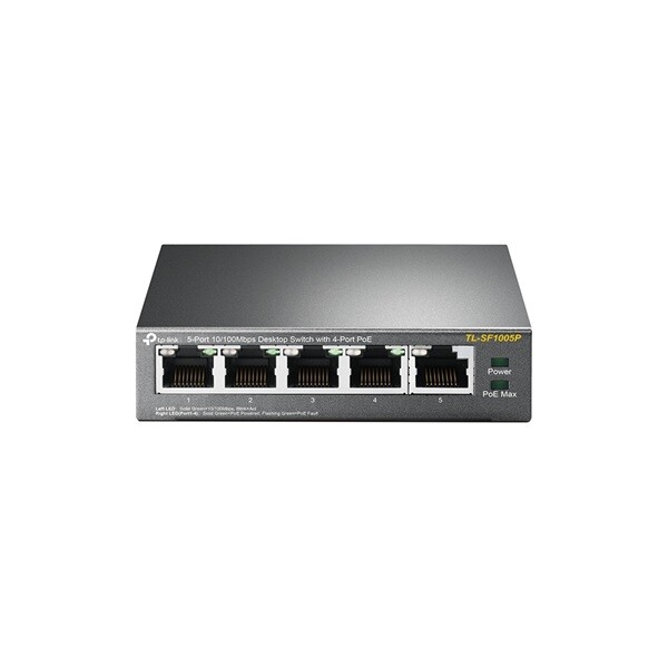 TL-SF1005P TPLINK - Switch 5x100Mbps (4xPOE),  TL-SF1005P