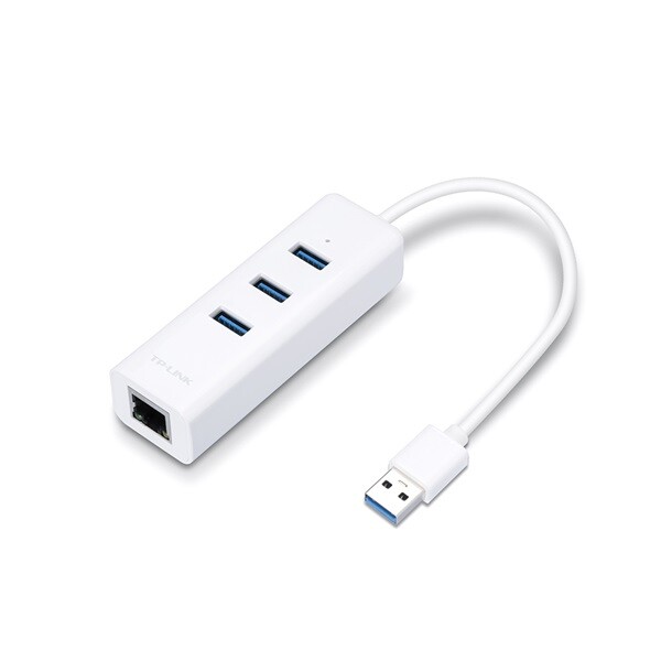 UE330 TPLINK - Átalakító USB 3.0 to Ethernet Adapter 1000Mbps + 3 USB 3.0 port,  UE330