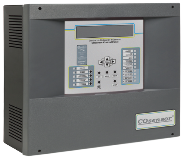 ZCO325 Cofem - CO érzékelő központ, 3 zóna, zónánként 25 SCO/SDN érzékelő