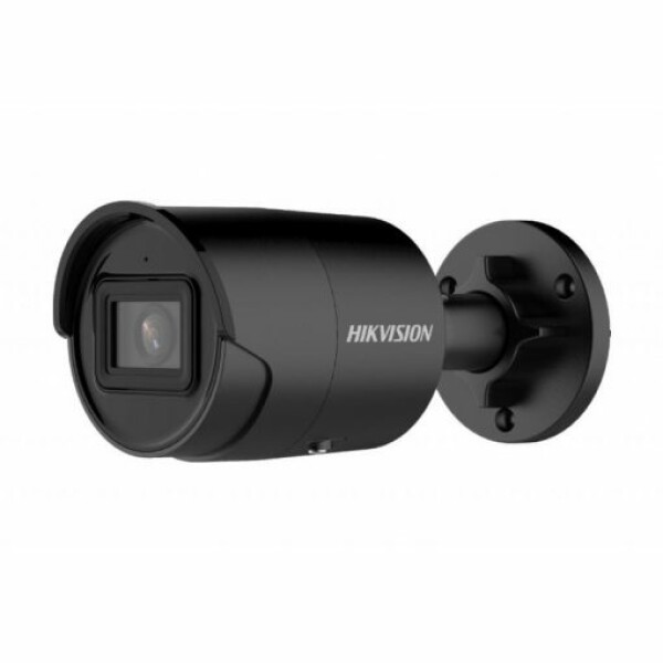 DS-2CD2066G2-IU(2.8mm)(C)(BLACK) Hikvision - IP, Csőkamera, 6 MP, Fix objektív, 2.8mm, EXIR 40m, Fekete,  IR, Beépített mikrofon