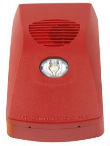 FC440AIR Fireclass - Címezhető. izolátoros. falra szerelhető hang- fényjelző. VID minősített. piros színű