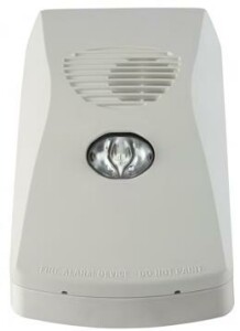 FC440AIW Fireclass - Címezhető, izolátoros, falra szerelhető hang- fényjelző, VID minősített, fehér színű