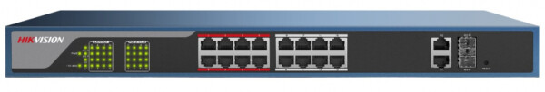 DS-3E1318P-EI Hikvision - Smart 100M POE switch, 230W, 16+2 port