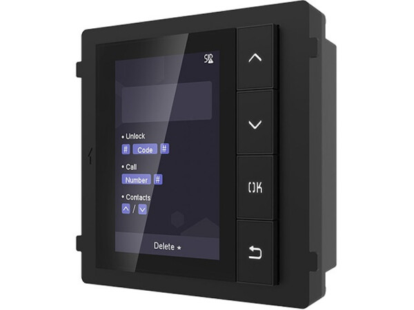 DS-KD-DIS Hikvision - Moduláris IP video-kaputelefon, kijelző modul