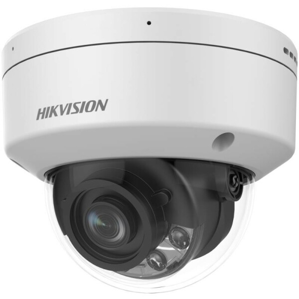iDS-2CD7D47G0-XS(2.8mm) Hikvision - IP, Dómkamera, 4MP, Fix objektív, 2.8mm, IR és Fehér LED, 40m, SD, Hang, alarm in