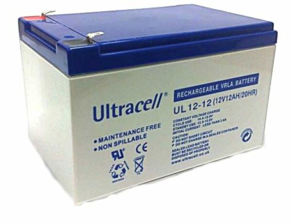 UL12AH Ultracell - 12V/12Ah akkumulátor