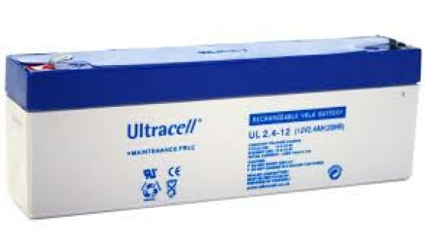 UL2.4-12 Ultracell - 12V/2,4Ah akkumulátor