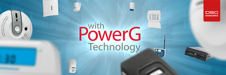 DSC PowerG technológia! Mozgás- és nyitásérzékelő