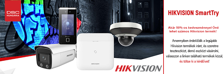 Kedvezményes áron elérhető számos Hikvision termék! Várjuk partnereink között!