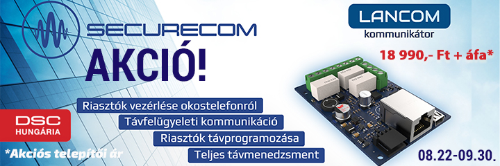 Securecom LANCOM vagyonvédelmi LAN kommunikátor kedvezményes áron!