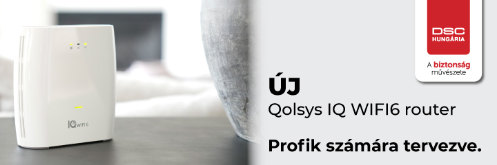 Ismerje meg a Qolsys IQ WIFI 6 routert, úttörő wifi 6 és Mesh technológiával