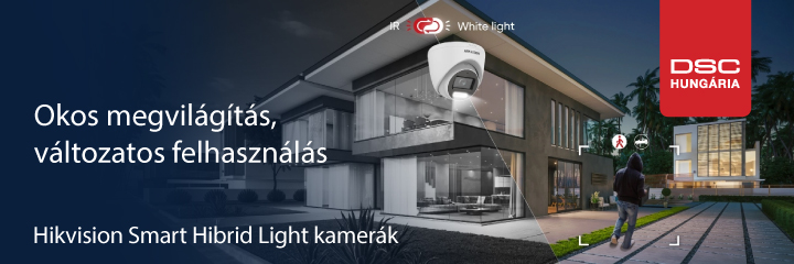 Hikvision Smart Hibrid Light kamerák  - okos megvilágítás, változatos felhasználás