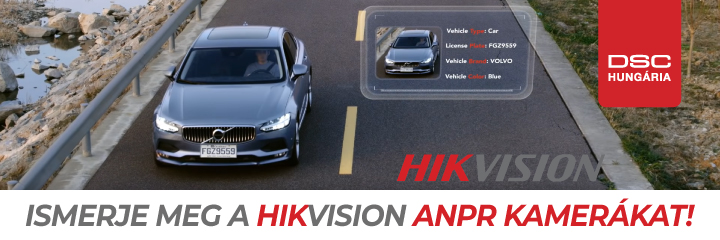 Hikvision ANPR kamerák